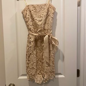Adrianna Papell size 2 strapless dress.